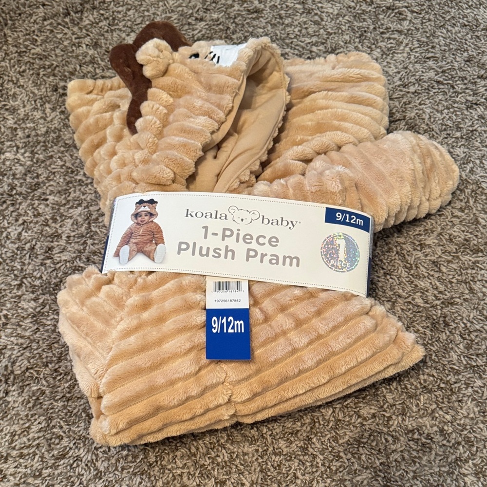 Koala Baby Tan Plush Pram 9/12M